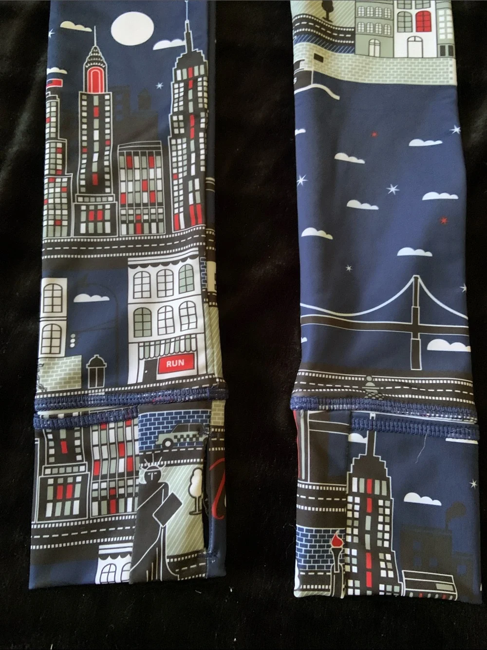 New York Skyline Blue Arm Sleeves one size multiple uses